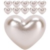 10pcs Heart Beads Imitation Pearls Beads Nail Art Decoration DIY