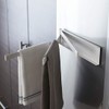 Foldable magnetic 3-tier towel rack - White / 접이식 마그넷