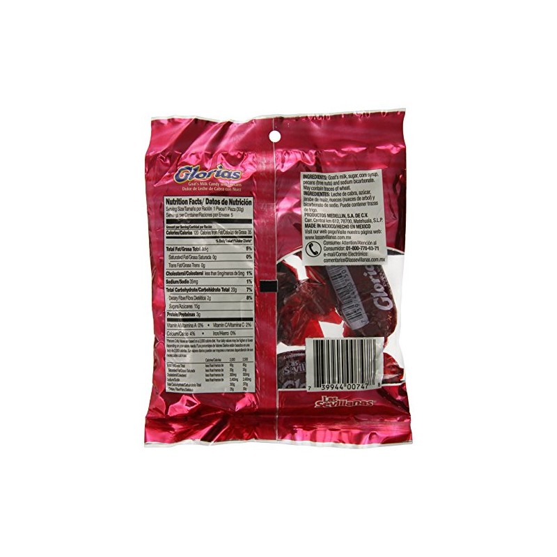 Las Sevillanas Glorias Pecan Candy, 5.2 Ounce