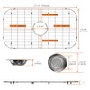 iPEGTOP Sink Bottom Grid 28"x 15", Stainless Steel Sink Protector