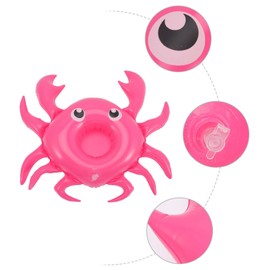 ORFOFE 4pcs Inflatable Drink Holder Cartoon Cup Floats for Pool Parties Beach Gatherings and Tropical Events Fun Water for Adults Easy to Inflate and Use