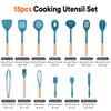 Kitchen Utensils Set, 13PCS Silicone Cooking Utensils, Heat Resistant Kitchen