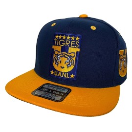 Unbranded TIGRES UANL SOCCER 2 LOGOS  HAT NAVY GOLD MEXICO LOGO FEDERAL  EL CHAPO GUZMAN