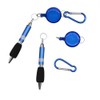 3-in-1 Handy Retractable Badge Reel Pen Belt Clip Keychain Carabinerm