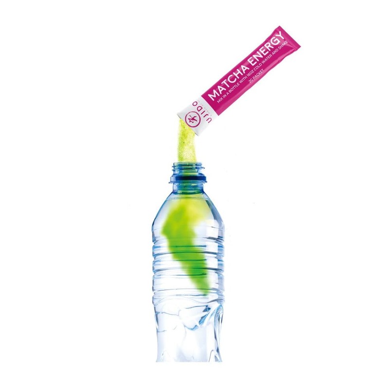 Ujido Matcha Energy Packets, Lemon Flavor, Sugar-Free, Monkfruit, Non-GMO, Antioxidant,