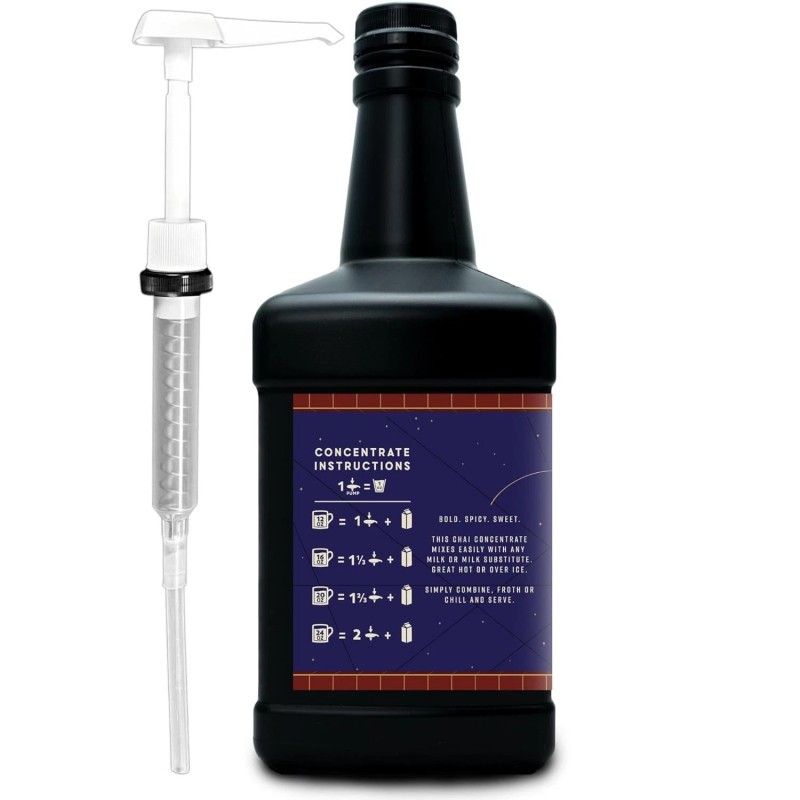 Maya Chai Tea Concentrate, Full Moon, Organic Cane Sugar, 64