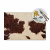 Walmsco Placemats Brown Cow Texture Decor For Dining Room Kitchen