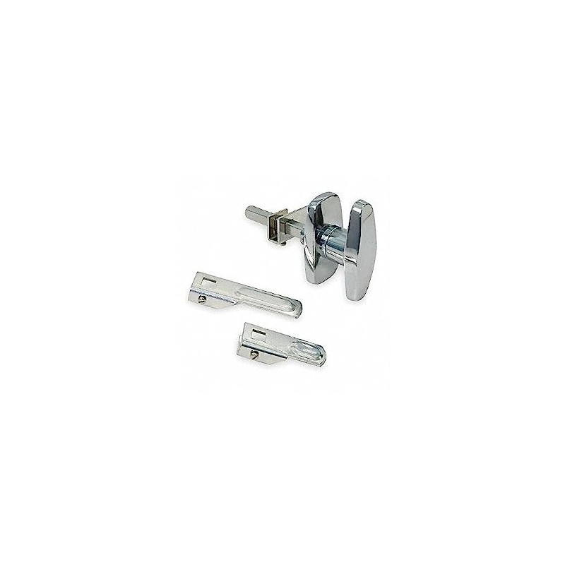 Cam Latch, Nonlocking, Chrome, T Handle