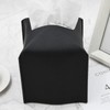 Tissue Holder White Tissue Box Cover, Square Decorative PU Leather