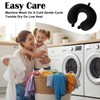 Ouligay 2 PCS U Shaped Travel Pillow Case Cover Ice
