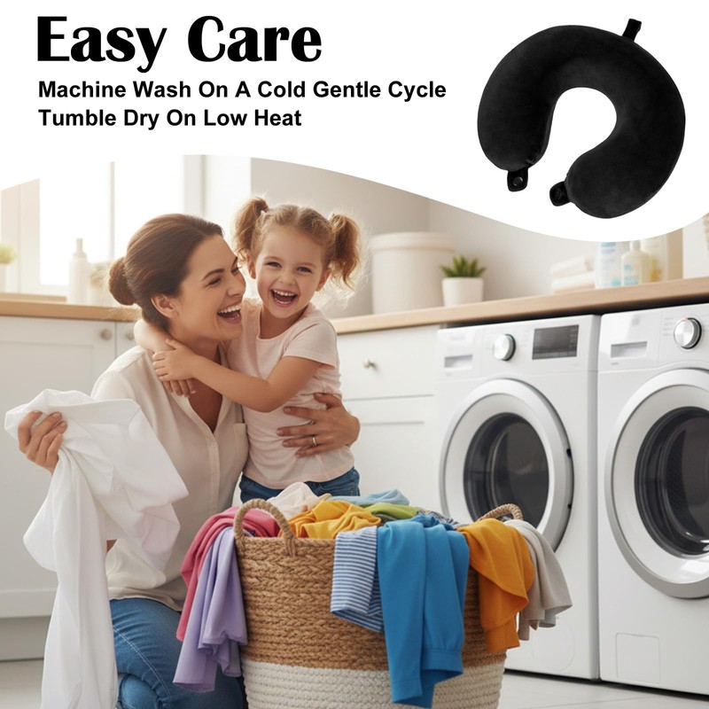 Ouligay 2 PCS U Shaped Travel Pillow Case Cover Ice