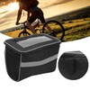 Mountain Bike Bicycle Handlebar Front Basket Bag with TPU Touchscreen