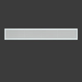 Powrocket Linear Bar Air Grille 48" X 8", Aluminum Air Supply/Return Grilles,Easy Air Flow,Removable Grille/Door-HVAC Air Vent Cover,White[Outer Dimensions: 48.8"w X 8.8"h]