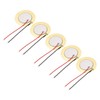 sourcing map 5 Pcs Piezo Discs 35mm Acoustic Pickup Transducer