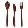 PureSphere 3Pcs Bamboo Travel Cutlery Set Reusable Portable for Camping