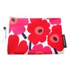 Marimekko Pouch 47198 KAIKA 001 Red x White [MINI UNIKKO: