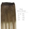 WENNALIFE Weft Hair Extensions Human Hair Extensions for Women Real