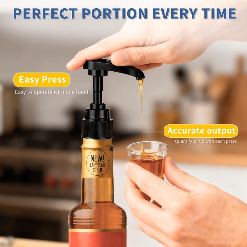 3 PCS Syrup Pump Compatible with Jordans Skinny and Torani,