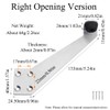TopHomer 2 Pcs Over Head Door Stop, 90 Degree Door