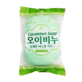Cucumber Soap 100g (2 packs) Facial soap, beauty soap, cosmetic soap, bath soap 10ea