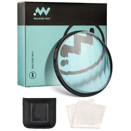 Walking Way 82mm Linear Prism Filter for Camera Lenses Creative Photography Premium Material with Foreground Blur and Repetitive Image Effects Multiple