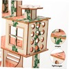 Abaodam Hamster Wooden Hideout for Pets Cozy Squirrel House Comfortable