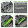 2 Set Replacement Rubber Brushes for robot roomb e i
