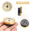TVETE Cigar Hygrometer, Hygrometer, Hygrometer, Stylish, Mechanical, Round, Circular, Alloy,