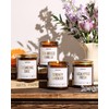 AOOVOO Scented Candles - 4PC Candle Set, 36 oz Soy