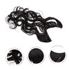 PACKOVE Curly Hair Extensions Soft Wave Synthetic Hair for Women