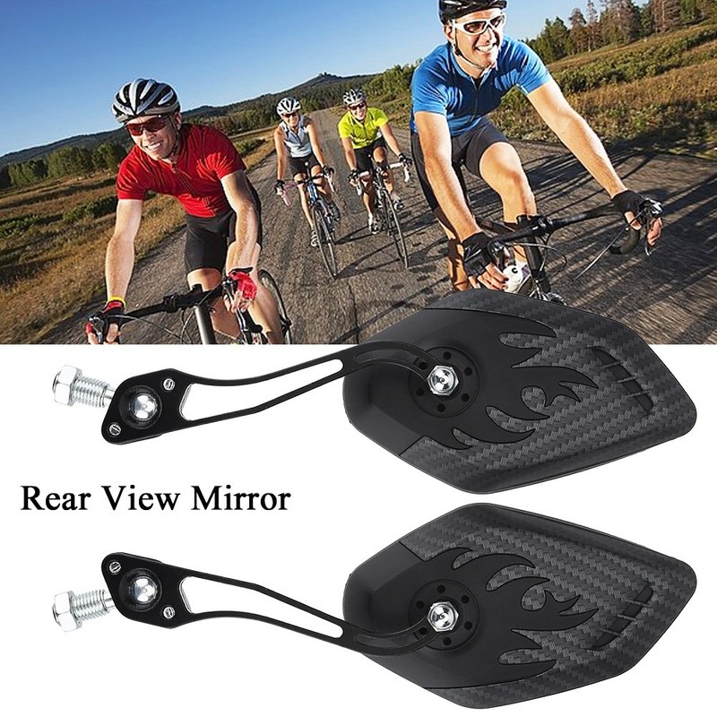 1Pair 360° Rotation Aluminum Alloy Mountain Bike Bicycle Handlebar Back