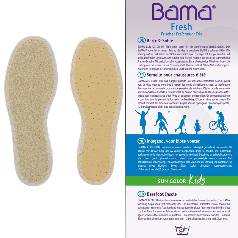 Bama 31.00024.0001, Unisex Kids' Comfort Insole, Beige (beige/farblos), 9.5 UK