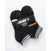 AND1 Boys' Socks - Athletic Cushion Quarter Cut Socks (8
