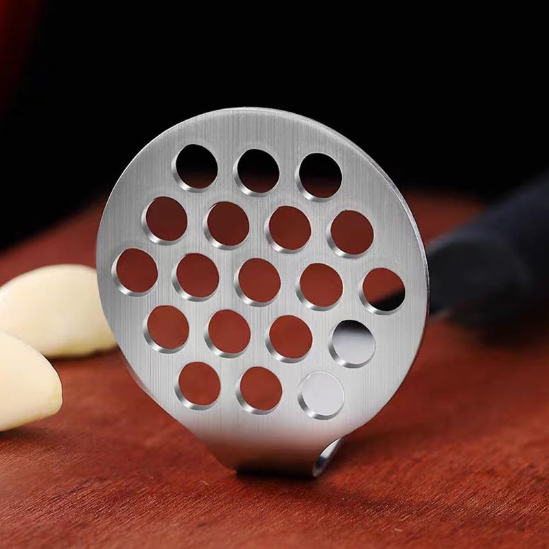 Potato Masher, Stainless Steel Garlic Press for Mashed Potato, Vegetables,