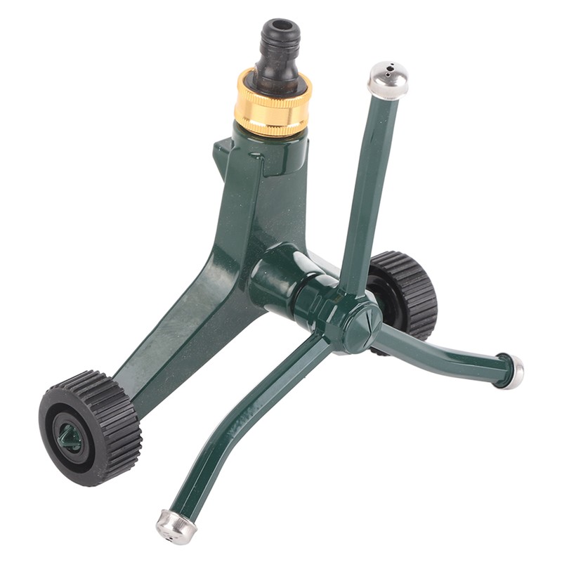 Metal Three Arm Sprinkler with G3/4 Connector Rustproof 360° Rotating