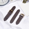 FINGERINSPIRE 6 Pieces Leather Buckles for Sewing, Metal PU Leather