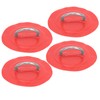 4pcs Inflatable Boat Kayak DRing Pad Patch Marine Fixed Buckle