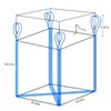 2 Pack FIBC Bulk Bag, 1.5 Ton Bag, 35"L x
