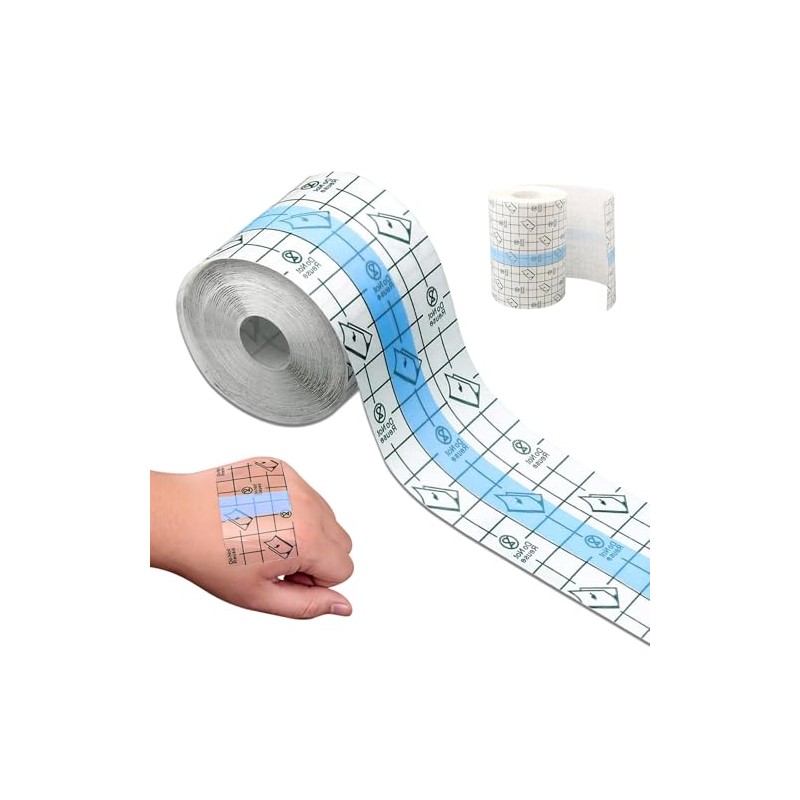Vendaje para Tatuajes, Cinta Transparente Impermeable, Película Protectora de la