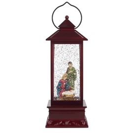 Holy Family Lantern Nativity - Nativity Sets for Christmas Indoor Decorations - Manger Scene Christmas Decorations - Christmas Nativity Set - Baby Jesus Nativity - Holy Family Nativity Scene