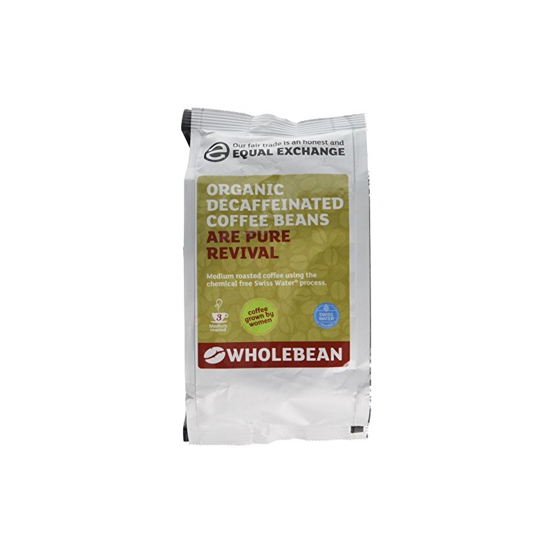 Equal Exchange Organic Swiss Water Decaffeinated Coffee Beans 227 g