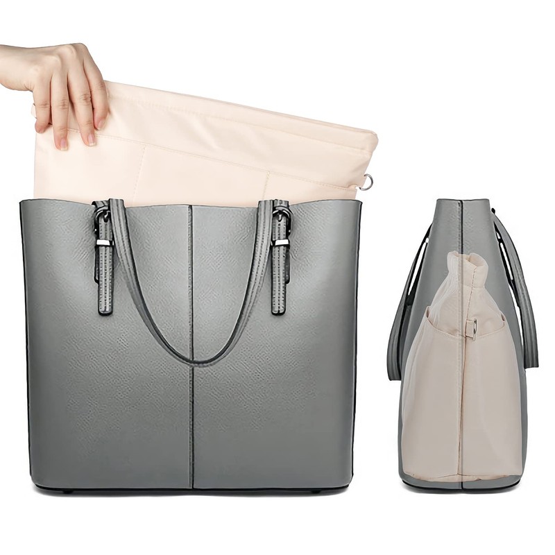 Etercycle Handbag Organiser, Nylon Bag Organiser with Key Ring, Inner