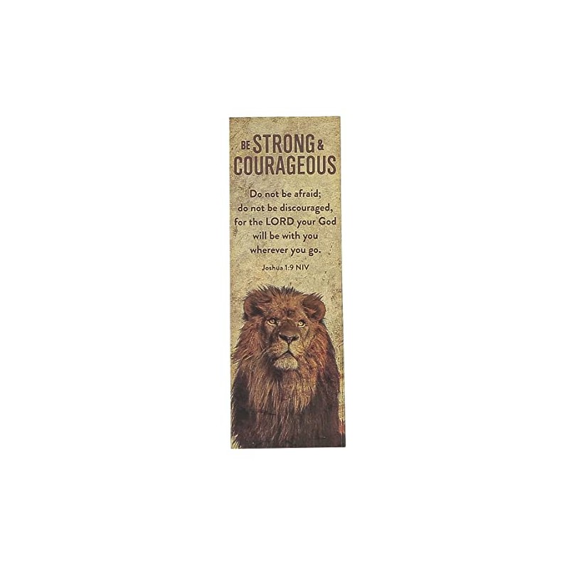 Salt & Light, Joshua 1:9 Be Strong & Courageous Lion