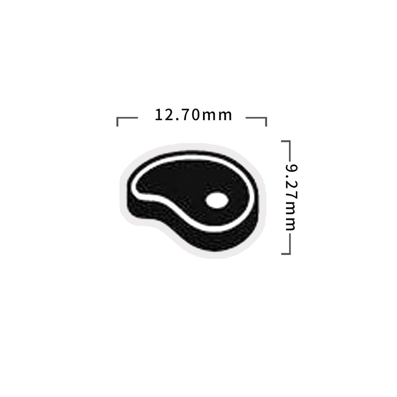 50 Wedding Meal Stickers - Food Identifier & Menu Choice