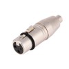 Socobeta XLR 3 Pin Female to (Compatible with) RCA Female