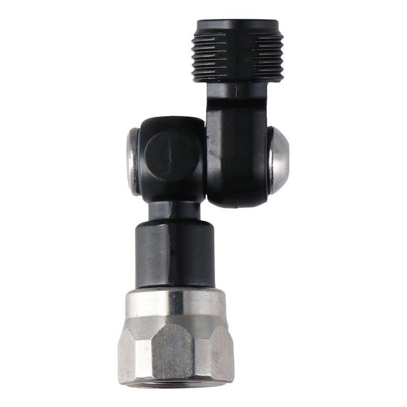 Urjumpea Universal Black Swivel Joint Adapter for Airless Paint Spray