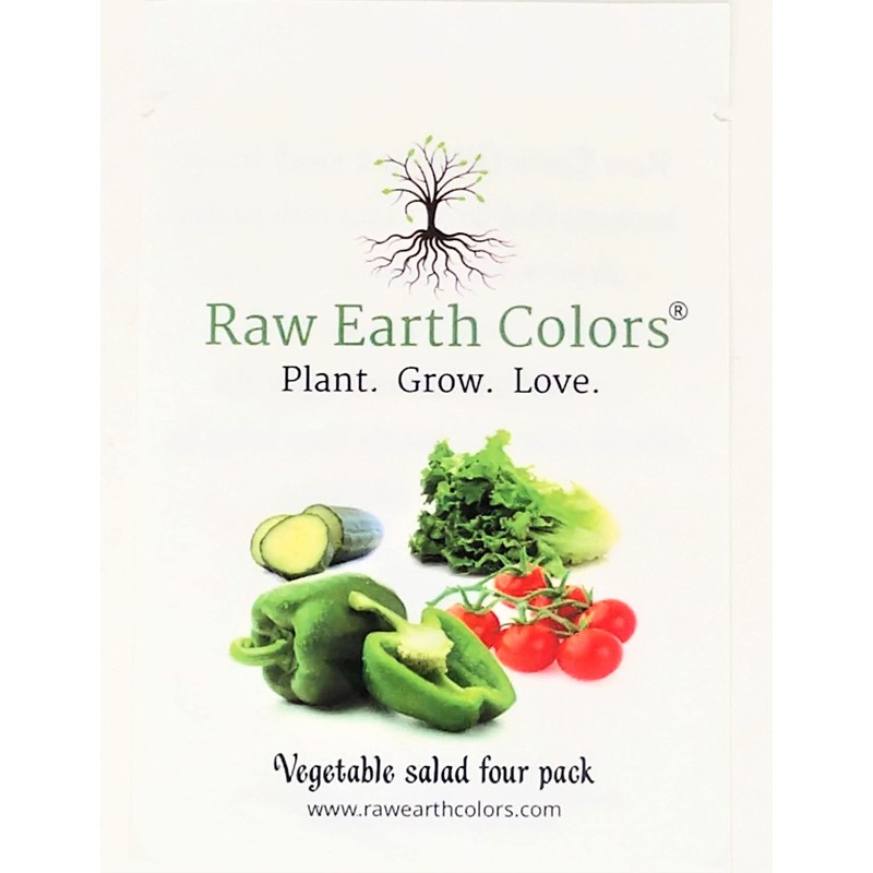 Vegetable Seeds for Planting Vegetables - Variety Salad Pack -