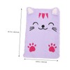 Parliky Adorable Cat Plush Notepad for Daily Planning Smooth Writing