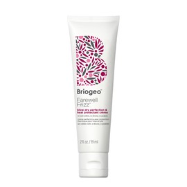 Briogeo Farewell Frizz Blow Dry Perfection & Heat Protectant Crème | Silicone-Free Styling Cream for Frizz Control, Smoothness & Shine | Protects Up to 450°F | Vegan & Cruelty-Free | 2 oz