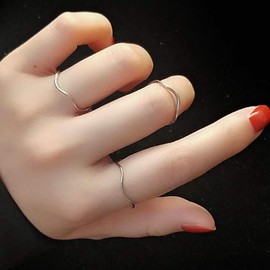 Jude Jewelers 2mm Stainless Steel Waved Shape Stackable Anniversary Wedding Band Promise Ring (Silver, 12)